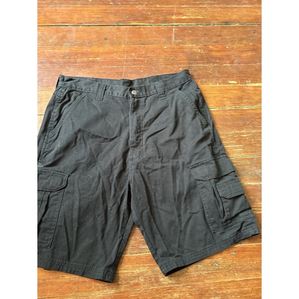 Wrangler Men's Cargo Shorts Black Workwear Outdoors Size 34 - Picture 3 of 6